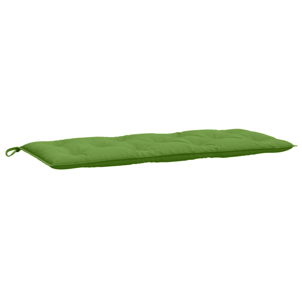 Coussin de banc de jardin vert mélangé 120x50x7 cm tissu