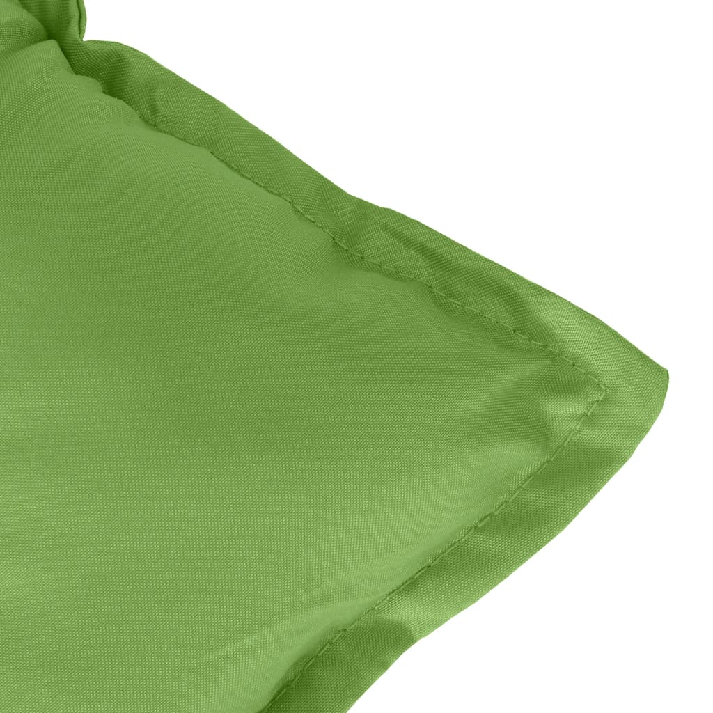 Coussin de banc de jardin vert mélangé 120x50x7 cm tissu