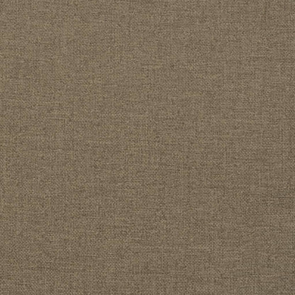 Coussin de banc de jardin taupe mélangé 120x50x7 cm tissu