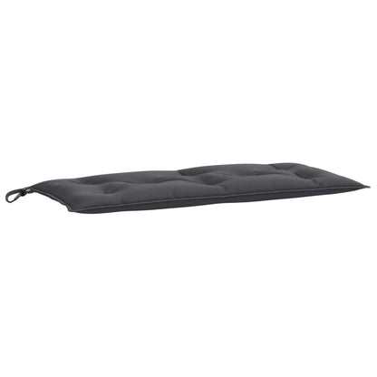 Coussins de banc de jardin lot de 2 anthracite mélangé tissu