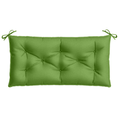 Coussins de banc de jardin lot de 2 vert mélangé tissu