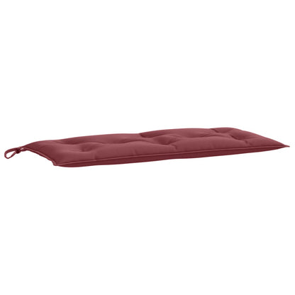 Coussins de banc de jardin lot de 2 rouge bordeaux mélangé