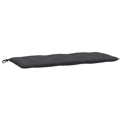 Coussins de banc de jardin lot de 2 anthracite mélangé tissu