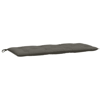 Coussins de banc de jardin lot de 2 gris foncé mélangé tissu