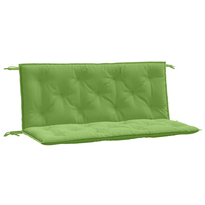 Coussins de banc de jardin lot de 2 vert mélangé tissu