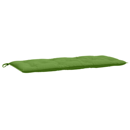 Coussins de banc de jardin lot de 2 vert mélangé tissu