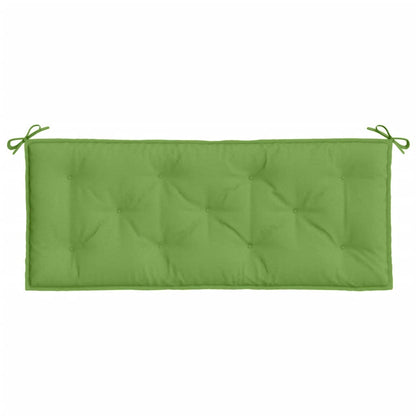 Coussins de banc de jardin lot de 2 vert mélangé tissu