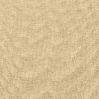 Coussins de banc de jardin lot de 2 beige mélangé tissu