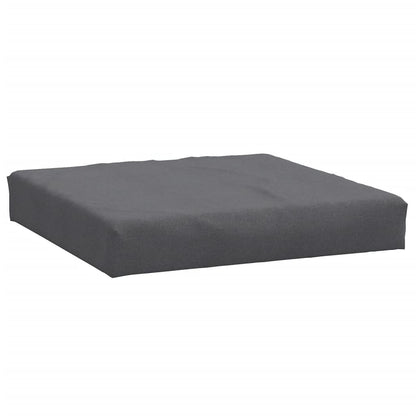 Coussins de palette lot de 2 anthracite mélangé tissu