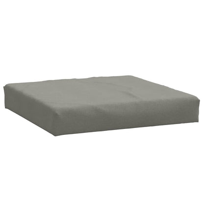 Coussins de palette lot de 2 gris foncé mélangé tissu