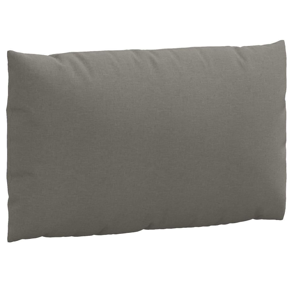 Coussins de palette lot de 2 gris foncé mélangé tissu