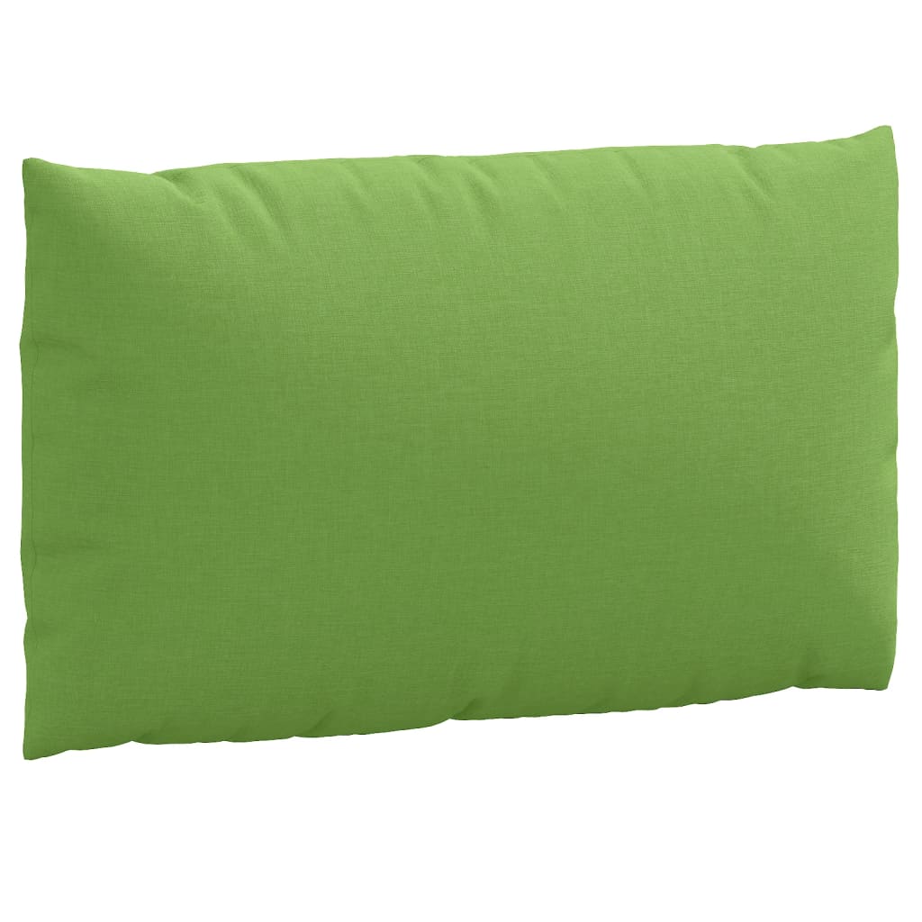 Coussins de palette lot de 2 vert mélangé tissu