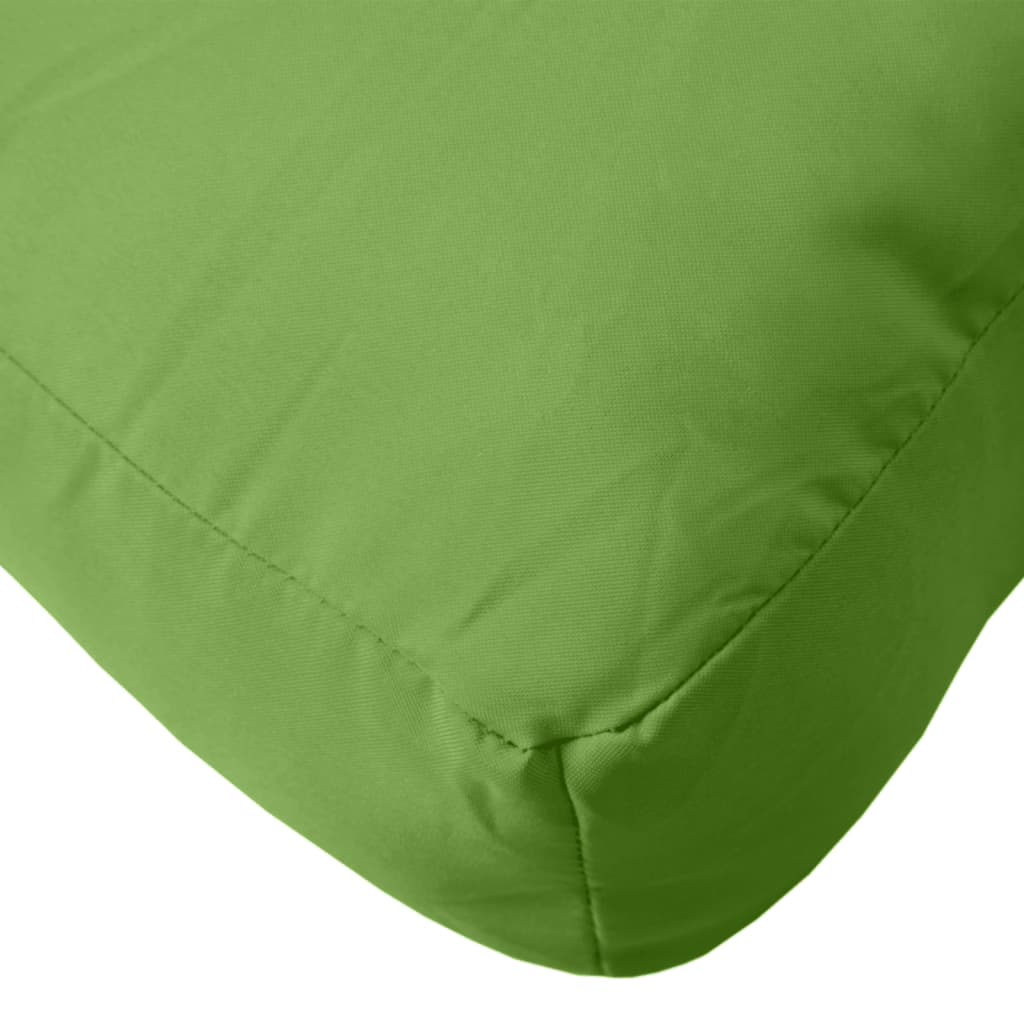 Coussins de palette lot de 2 vert mélangé tissu