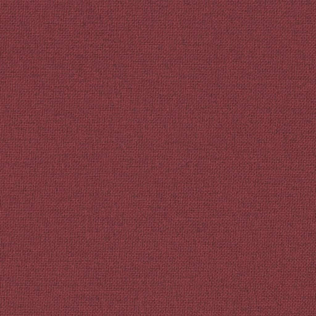 Coussins de palette lot de 2 rouge bordeaux mélangé tissu