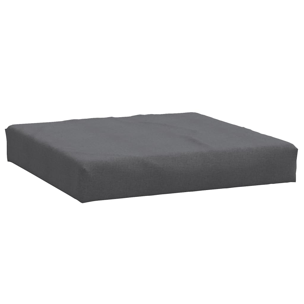 Coussins de palette lot de 3 anthracite mélangé tissu