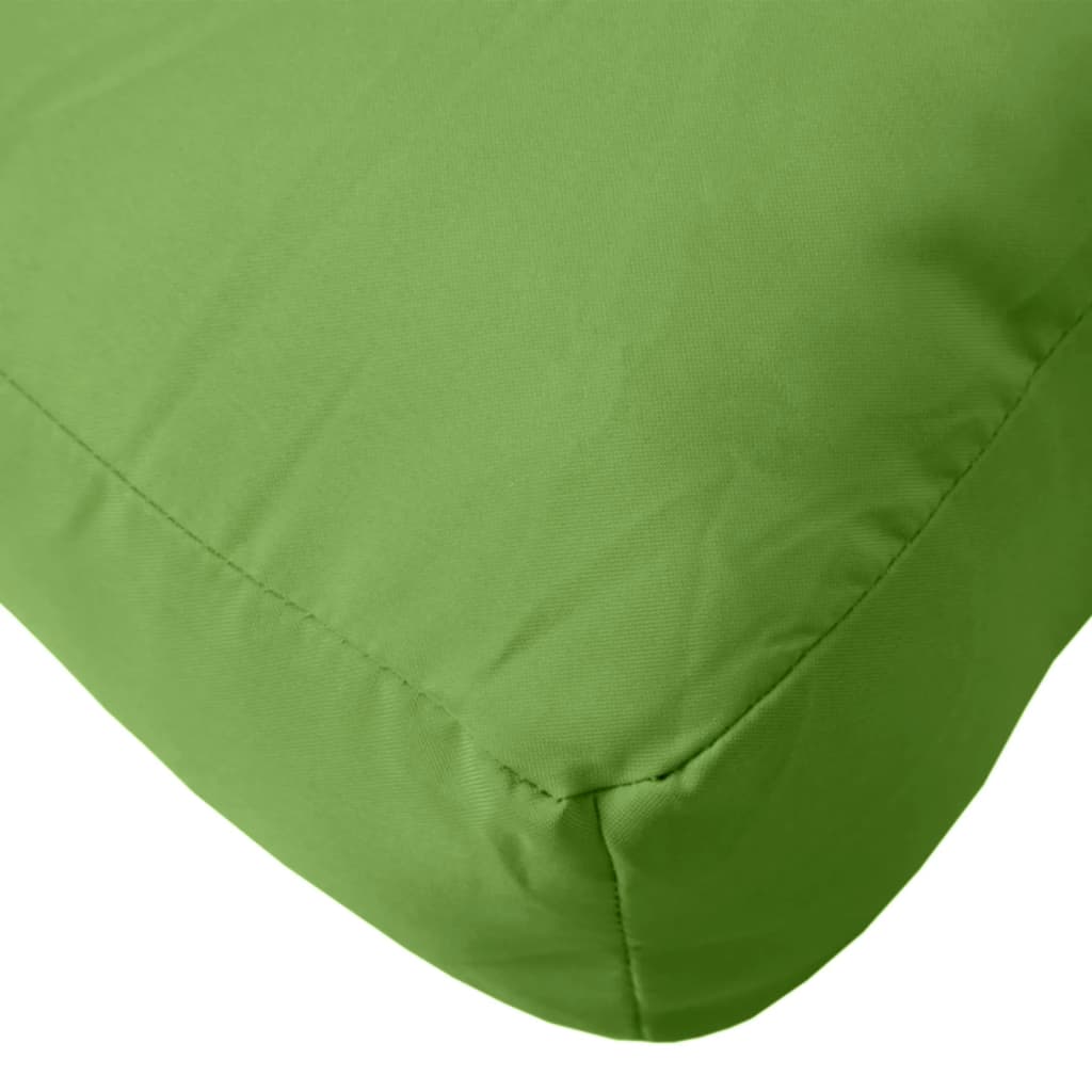 Coussins de palette lot de 3 vert mélangé tissu