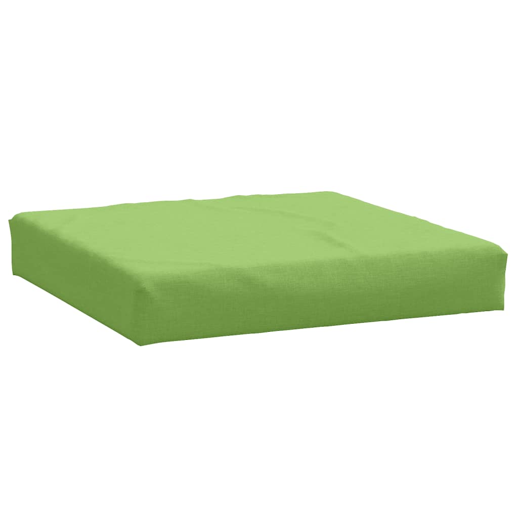 Coussin de palette vert mélangé 60x60x10 cm tissu