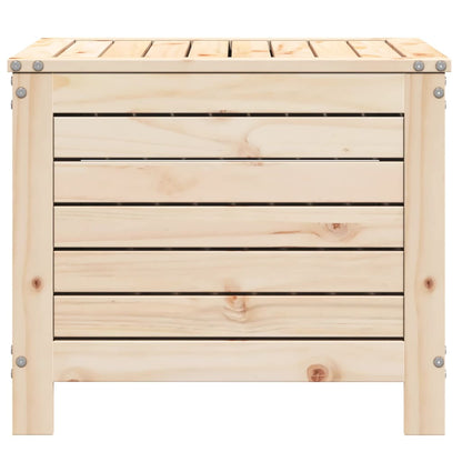 Repose-pied de jardin 62x63,5x53,5 cm bois de pin massif