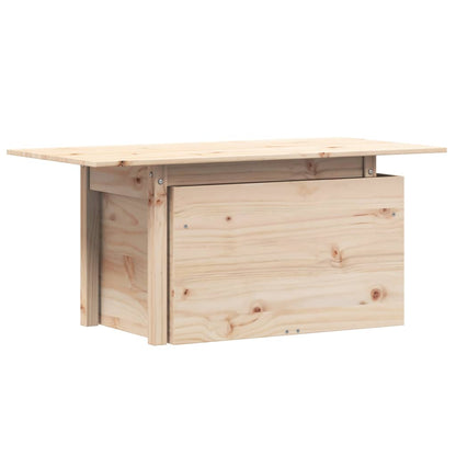 Table de jardin 100x50x75 cm bois massif de pin