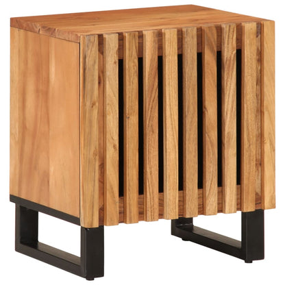 Table de chevet 40x34x46 cm bois d'acacia massif