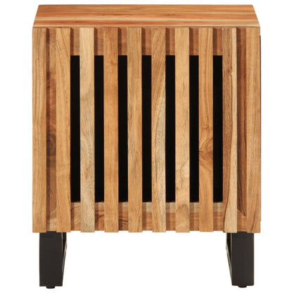 Table de chevet 40x34x46 cm bois d'acacia massif