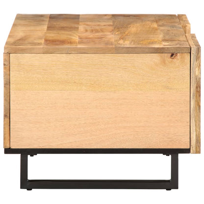 Table basse 100x55x40 cm bois de manguier massif brut