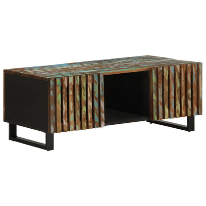 Table basse 100x55x40 cm bois massif d'acacia