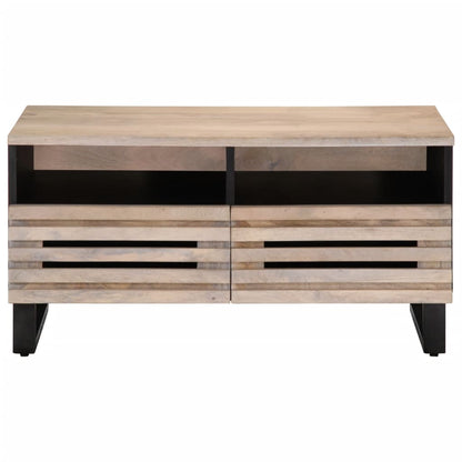 Table basse 80x55x40 cm bois de manguier massif