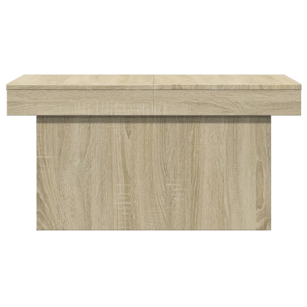 Table basse chêne sonoma 100x55x40 cm bois d'ingénierie