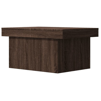 Table basse chêne marron 100x55x40 cm bois d'ingénierie