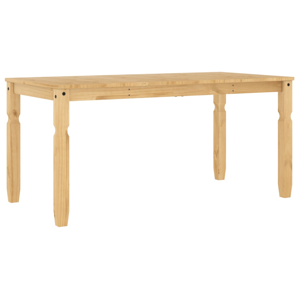 Table à manger Corona 160x80x75 cm bois massif de pin