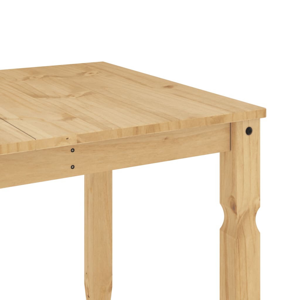 Table à manger Corona 160x80x75 cm bois massif de pin