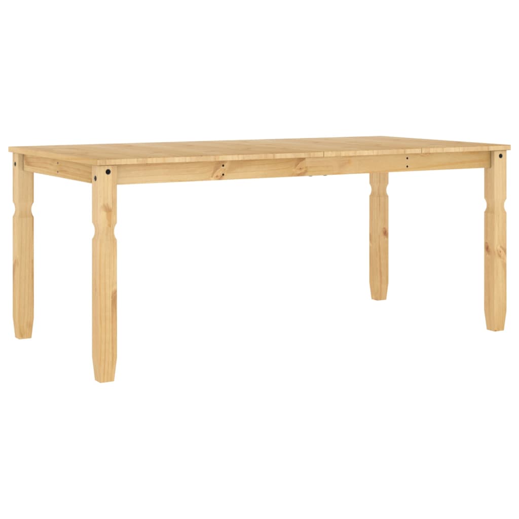 Table à manger Corona 180x90x75 cm bois massif de pin