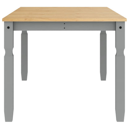 Table à manger Corona gris 180x90x75 cm bois massif de pin