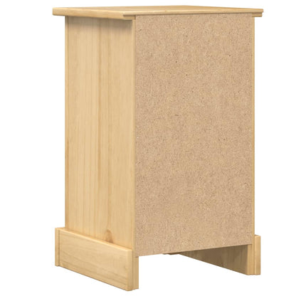 Table de chevet Corona 35x32,5x58 cm bois de pin massif