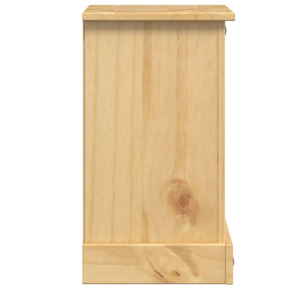 Table de chevet Corona 35x32,5x58 cm bois de pin massif