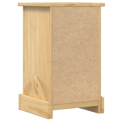 Table de chevet Corona 35x32,5x58 cm bois de pin massif