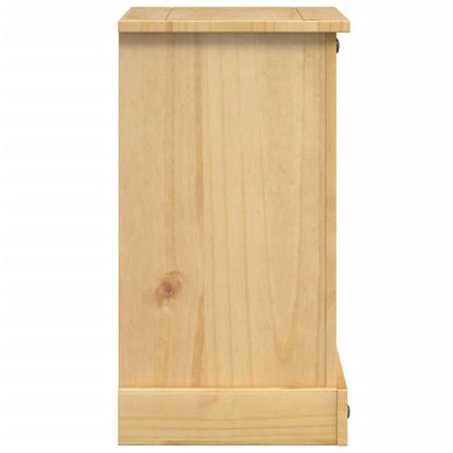 Table de chevet Corona 45x35x64 cm bois de pin massif