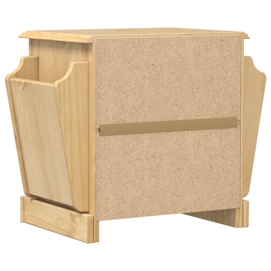 Table de chevet Corona 45x35x47,5 cm bois de pin massif