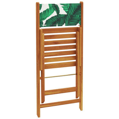 Chaises de jardin pliantes lot de 6 vert tissu et bois massif