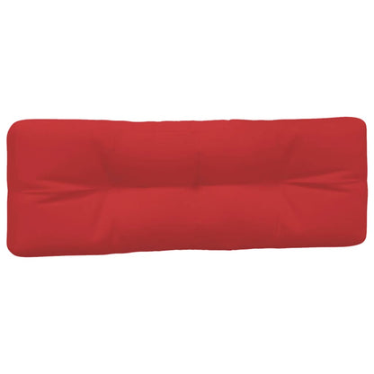 Coussins de palette lot de 3 rouge tissu