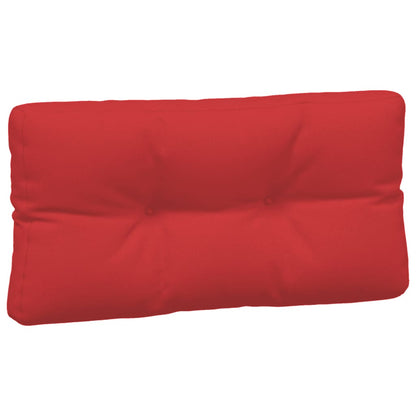 Coussins de palette lot de 3 rouge tissu