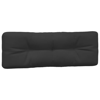 Coussins de palette lot de 3 noir tissu