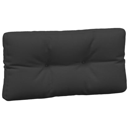 Coussins de palette lot de 3 noir tissu