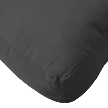 Coussins de palette lot de 3 noir tissu