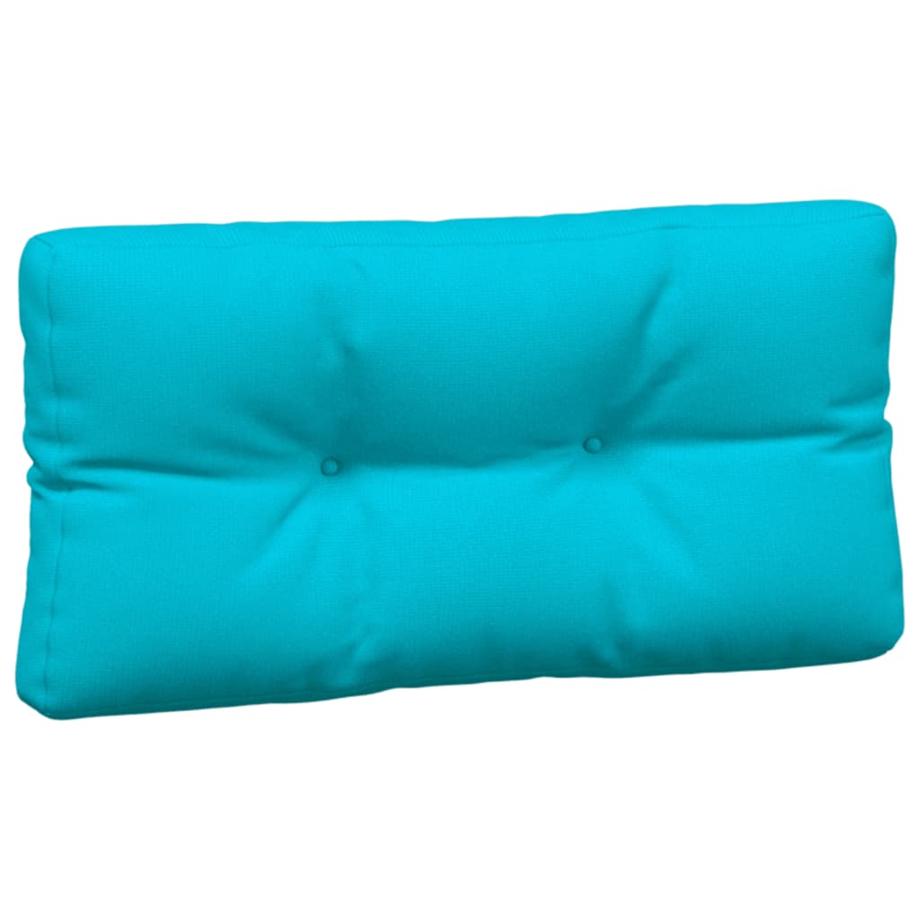 Coussins de palette lot de 3 turquoise tissu