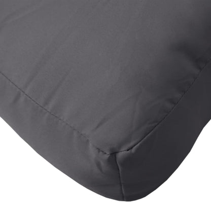 Coussins de palette lot de 5 anthracite tissu