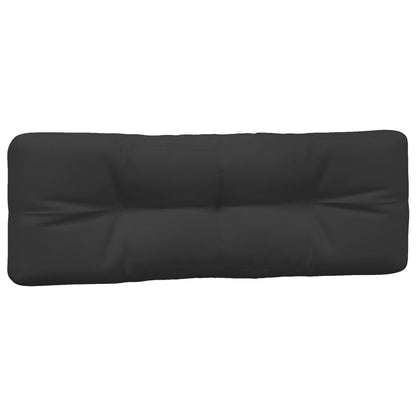 Coussins de palette lot de 5 noir tissu