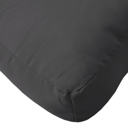 Coussins de palette lot de 5 noir tissu