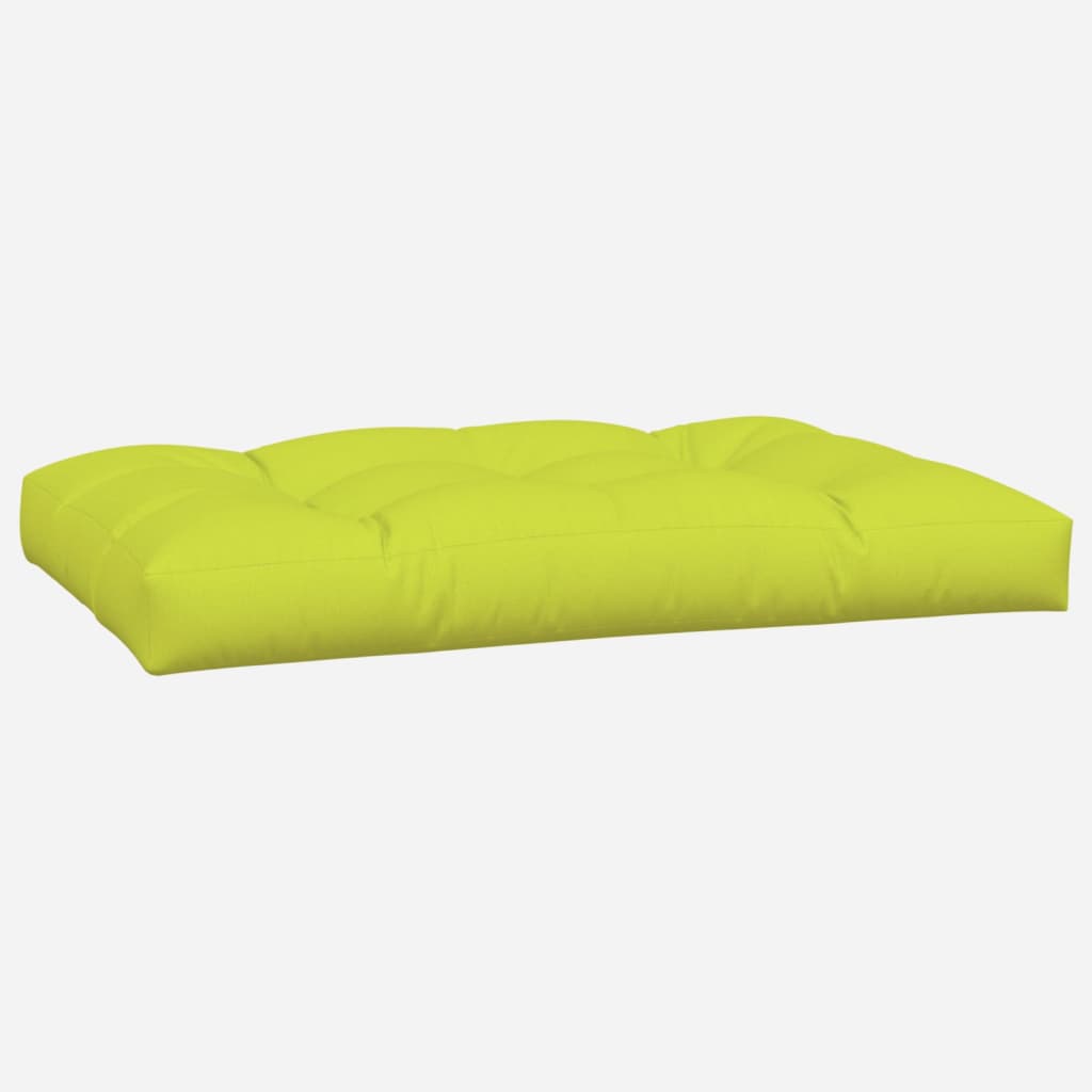 Coussins de palette lot de 5 vert vif tissu